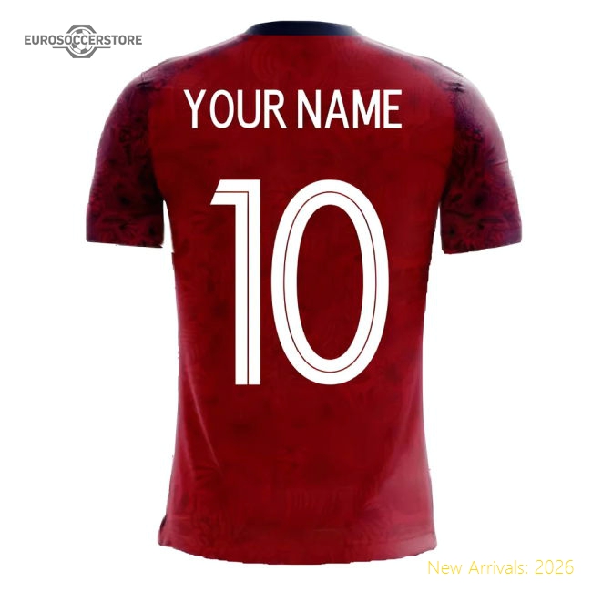 Norway 2025-2026 Home Concept Football Kit (Airo) (Your Name)-Football Jersey Hub