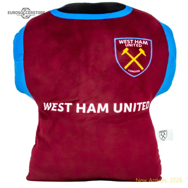 West Ham United FC Shirt Cushion-Football Jersey Hub