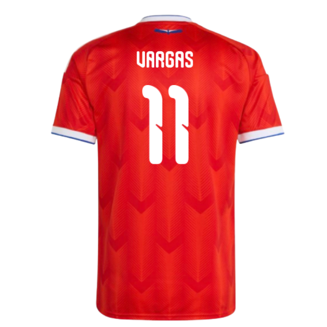 2026-2027 Chile Home Shirt (Vargas 11)-Football Jersey Hub