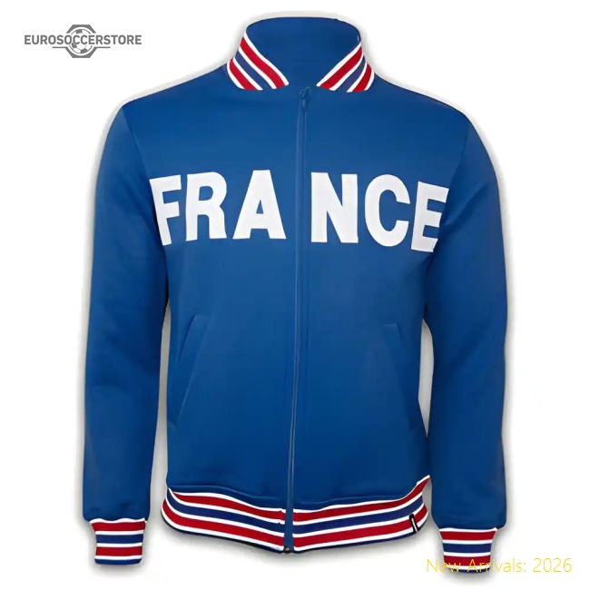 France 1960's Retro Jacket polyester / cotton-Football Jersey Hub