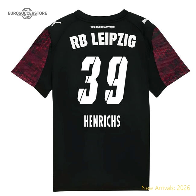 2025-2026 Red Bull Leipzig Third Shirt (Kids) (Henrichs 39)-Football Jersey Hub