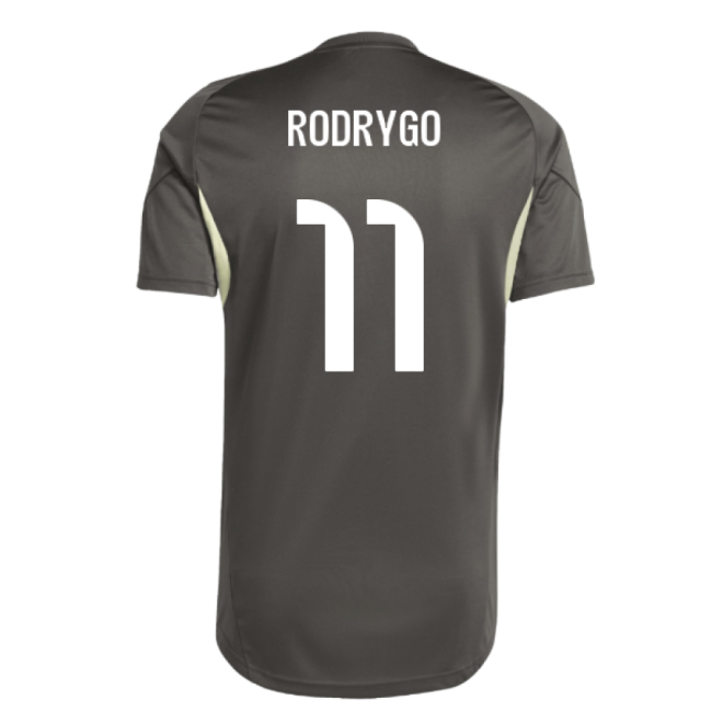 2025-2026 Real Madrid Training Jersey (Utility Grey) (Rodrygo 11)-Football Jersey Hub