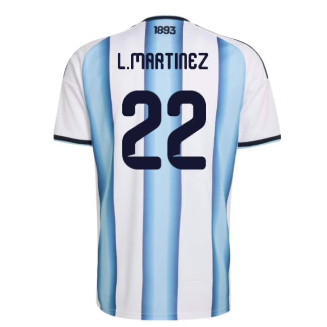 2026-2027 Argentina Home Shirt (L.Martinez 22)-Football Jersey Hub