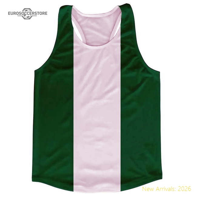 Nigeria Flag Running Vest-Football Jersey Hub