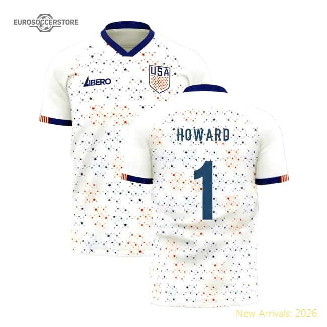 United States 2025-2026 Home Concept Football Kit (Libero) (HOWARD 1)-Football Jersey Hub