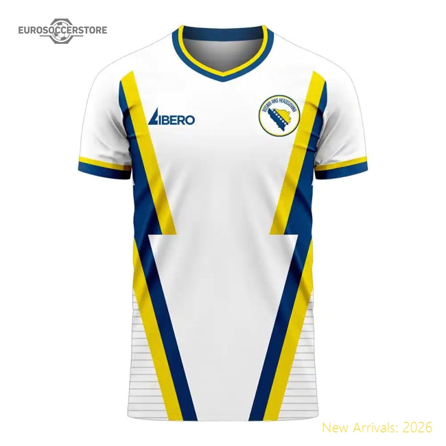 Bosnia 2025-2026 Away Concept Football Kit (Libero) (DZEKO 11)-Football Jersey Hub