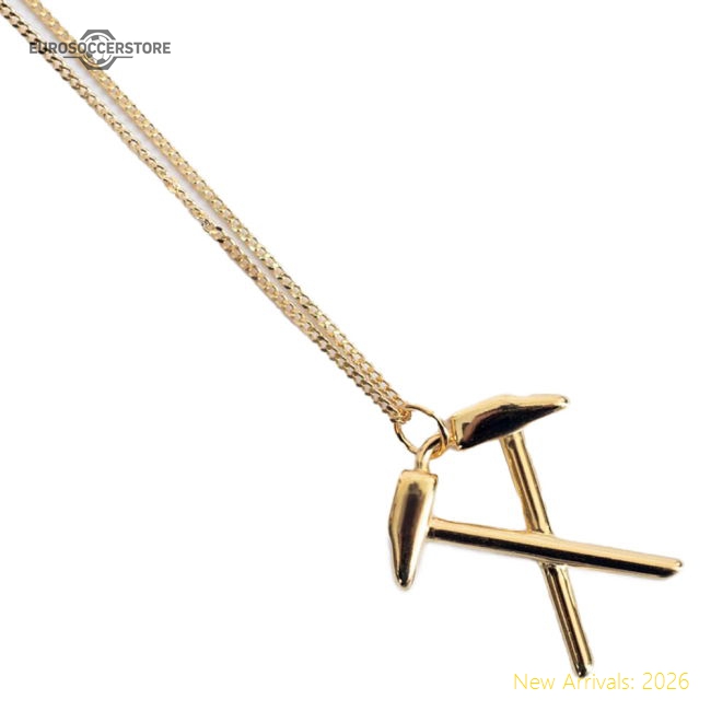 West Ham United FC 18ct Gold Plated on Silver Pendant & Chain-Football Jersey Hub