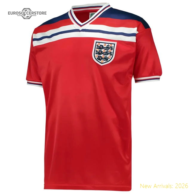 Score Draw England 1982 Away Shirt-Football Jersey Hub