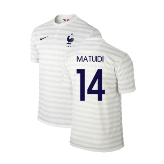 France 2014-15 Away Shirt ((Excellent) M) (Matuidi 14)-Football Jersey Hub