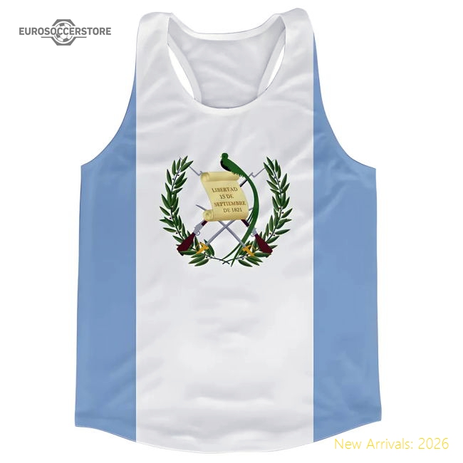 Guatemala Flag Running Vest-Football Jersey Hub