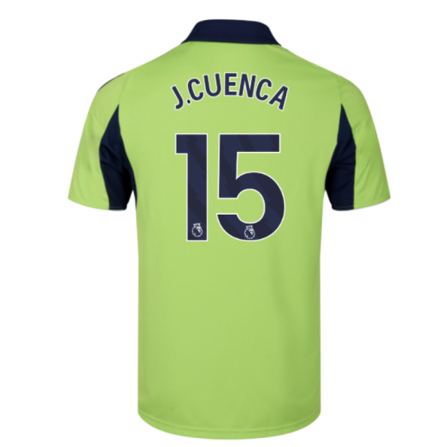 2025-2026 Fulham Away Shirt (J.Cuenca 15)-Football Jersey Hub
