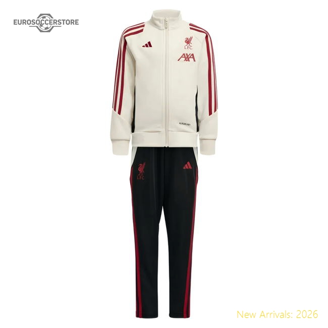 2025-2026 Liverpool Tracksuit (White) - Infants-Football Jersey Hub