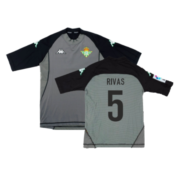 Real Betis 2004-05 3rd Shirt ((Excellent) XL) (Rivas 5)-Football Jersey Hub