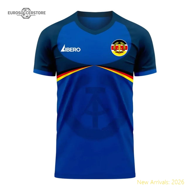 DDR 2025-2026 Home Concept Football Kit (Libero)-Football Jersey Hub