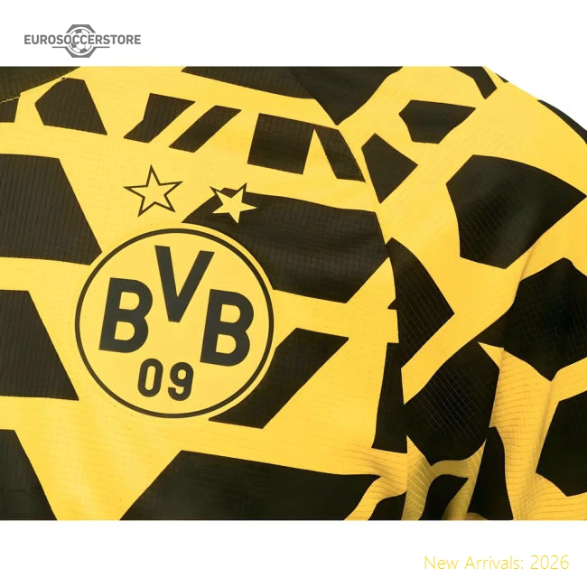 2025-2026 Borussia Dortmund Warm Up Jersey (Yellow)-Football Jersey Hub