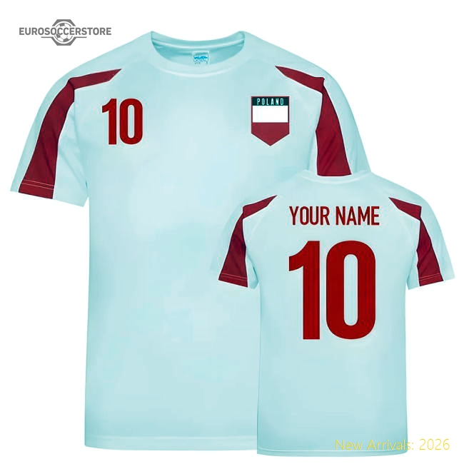 Poland Sports Training Jersey (Your Name)-Football Jersey Hub