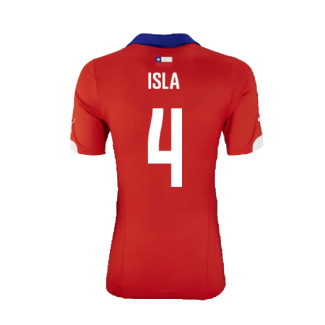 Chile 2014-15 Home Shirt ((Excellent) XL) (Isla 4)-Football Jersey Hub