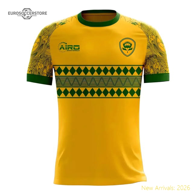 South Africa 2025-2026 Home Concept Football Kit (Airo) - Baby-Football Jersey Hub