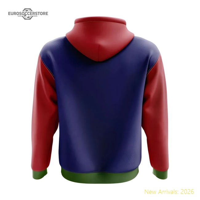 Gambia Concept Country Football Hoody (Navy)-Football Jersey Hub