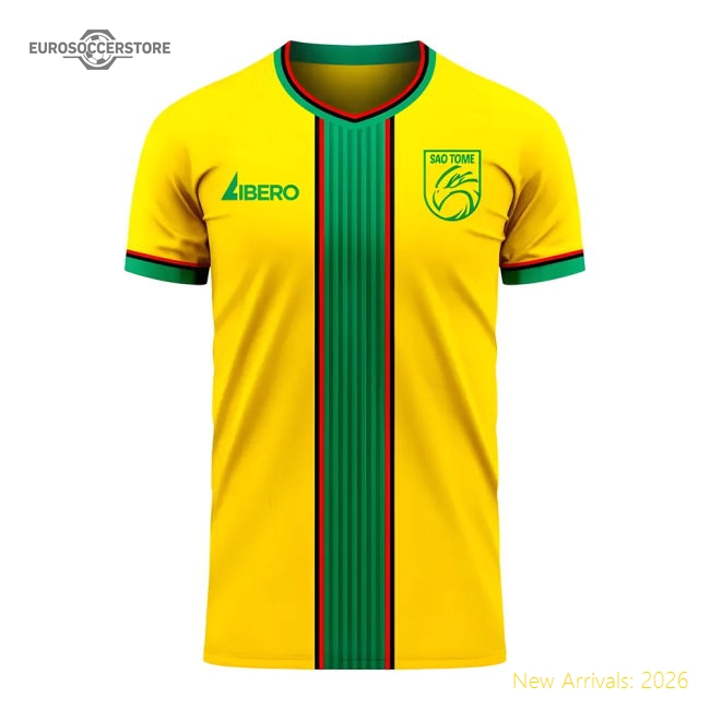 Sao Tome and Principe 2020-2021 Home Concept Football Kit (Libero) - Baby-Football Jersey Hub