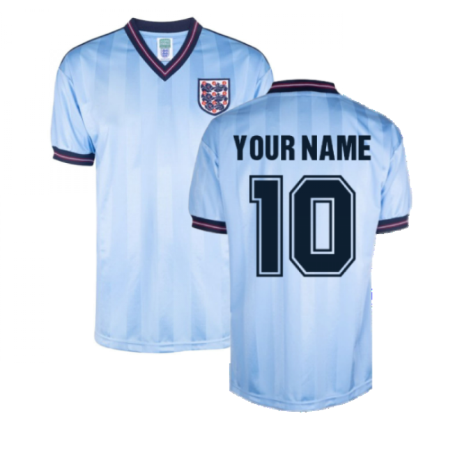 England 1986 World Cup Finals Third Shirt (Your Name)-Football Jersey Hub