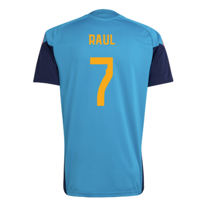 2026-2027 Spain Training Jersey (Bold Aqua) (Raul 7)-Football Jersey Hub