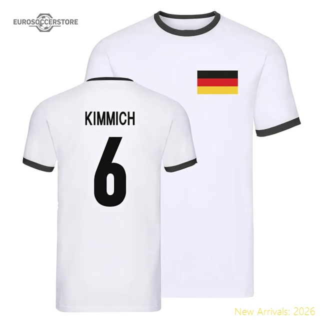 Germany Ringer T-Shirt (Kimmich 6)-Football Jersey Hub