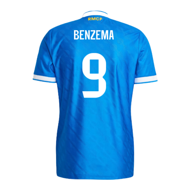 2025-2026 Real Madrid Authentic Third Shirt (Benzema 9)-Football Jersey Hub