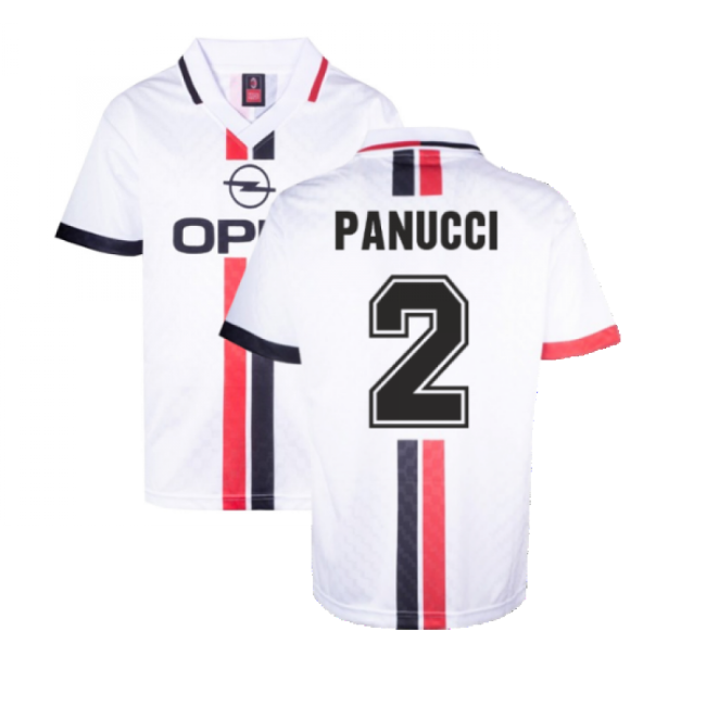 AC Milan 1996 Away Retro Shirt (Panucci 2)-Football Jersey Hub