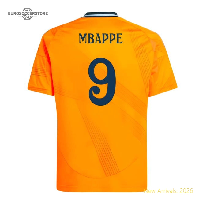 2024-2025 Real Madrid Away Youth Kit (Mbappe 9)-Football Jersey Hub