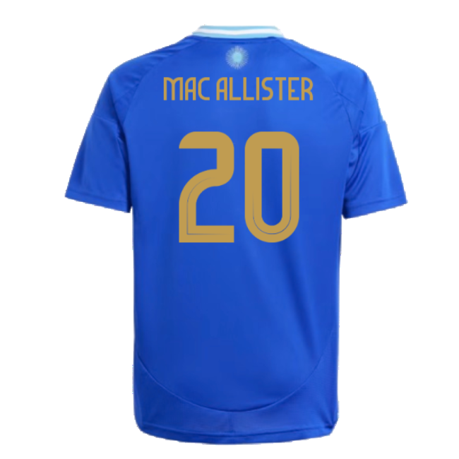 2024-2025 Argentina Away Shirt (Kids) (MAC ALLISTER 20)-Football Jersey Hub