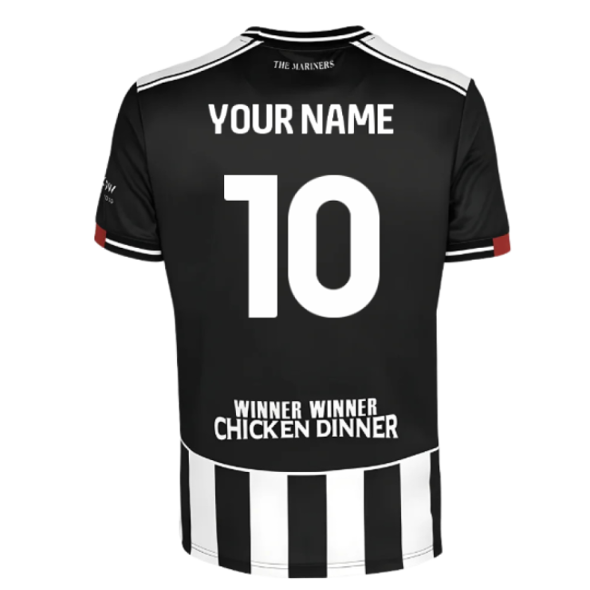 2025-2026 Grimsby Town Home Shirt (Your Name)-Football Jersey Hub