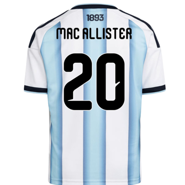 2026-2027 Argentina Home Shirt (Kids) (Mac Allister 20)-Football Jersey Hub