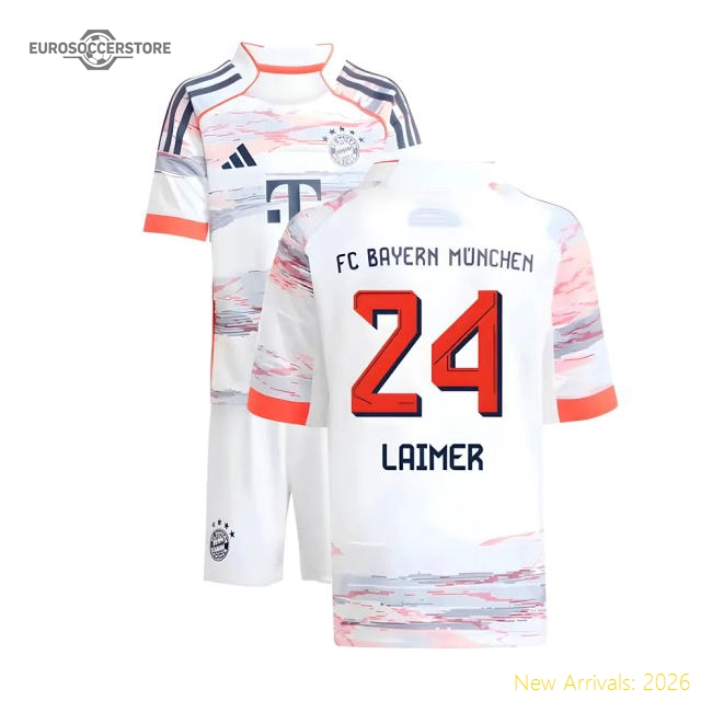 2025-2026 Bayern Munich Away Mini Kit (Laimer 24)-Football Jersey Hub