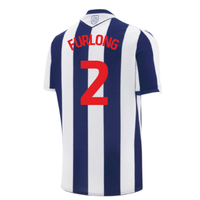 2025-2026 West Bromwich Albion WBA Home Shirt (Furlong 2)-Football Jersey Hub
