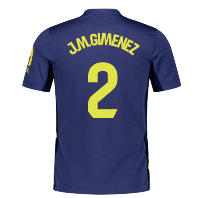 2025-2026 Atletico Madrid Away Shirt (J.M.Gimenez 2)-Football Jersey Hub