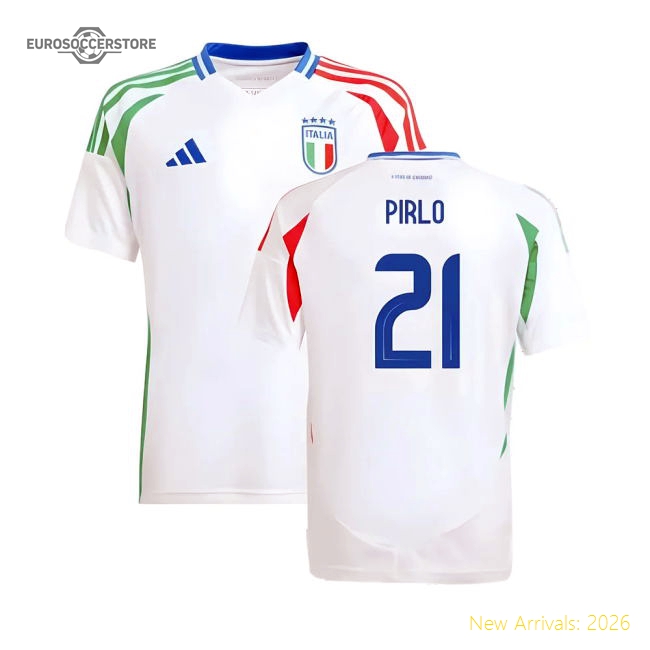 2024-2025 Italy Away Shirt (Kids) (PIRLO 21)-Football Jersey Hub