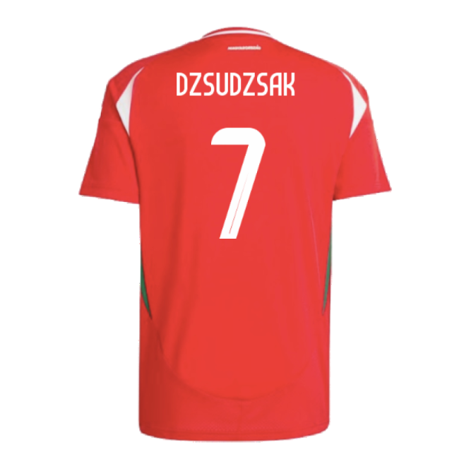 2024-2025 Hungary Home Shirt (DZSUDZSAK 7)-Football Jersey Hub