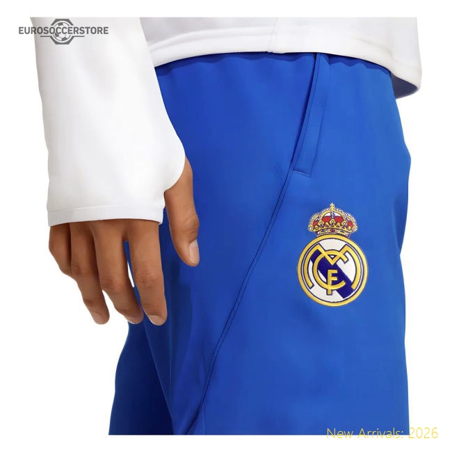 2025-2026 Real Madrid EU Training Pants Blue-Football Jersey Hub