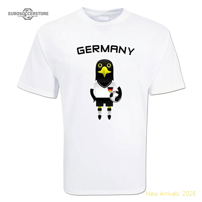 Germany Mascot Soccer T-shirt-Football Jersey Hub
