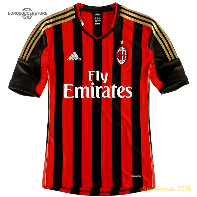 AC Milan 2013-14 Home Shirt (XSB) Honda #10 (Mint)-Football Jersey Hub