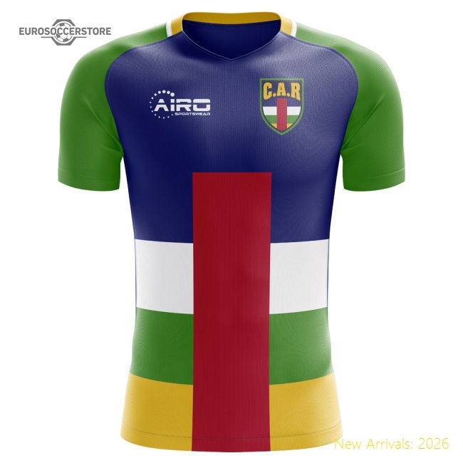 2025-2026 Central African Republic Home Concept Football Shirt - Womens-Football Jersey Hub