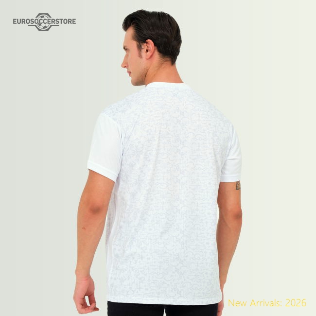 Italy Legacy Football Jersey White (Wolvate) Adult Short Sleeve-Football Jersey Hub