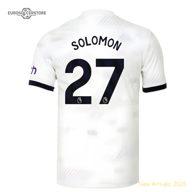 2023-2024 Tottenham Hotspur Home Shirt (Solomon 27)-Football Jersey Hub