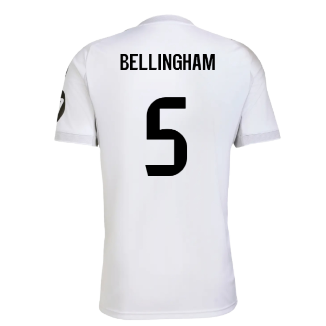 2025-2026 Real Madrid Home Shirt (Bellingham 5)-Football Jersey Hub