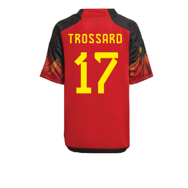 2022-2023 Belgium Home Mini Kit (TROSSARD 17)-Football Jersey Hub