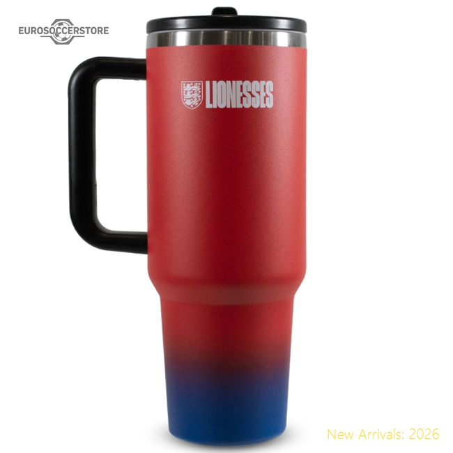 England FA Lionesses 40oz Tumbler-Football Jersey Hub