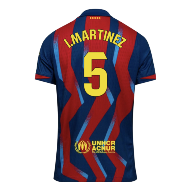 2025-2026 Barcelona Authentic Dri-Fit SE Fourth Shirt (I.Martinez 5)-Football Jersey Hub
