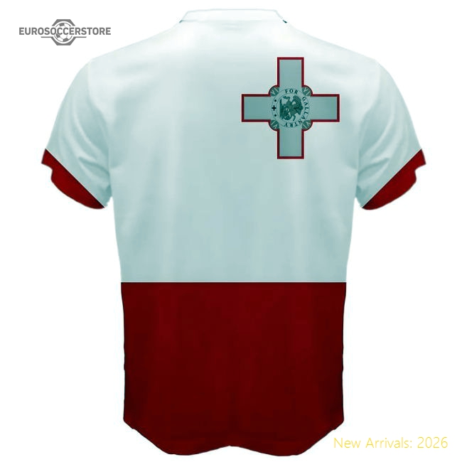 Malta Maltese Flag Sublimated Sports Jersey-Football Jersey Hub
