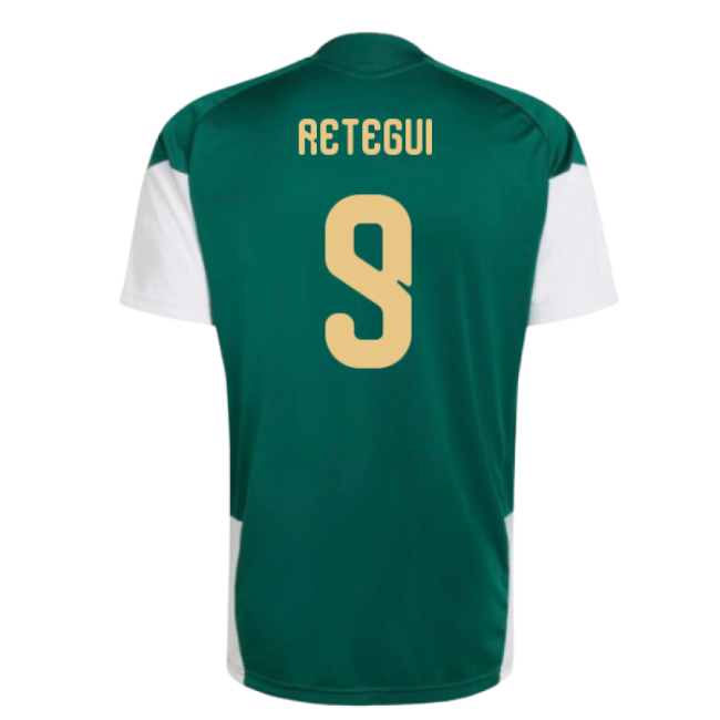 2026-2027 Italy Training Jersey (Green) (Retegui 9)-Football Jersey Hub